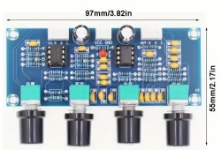 Korekční předzesilovač, modul s NE5532