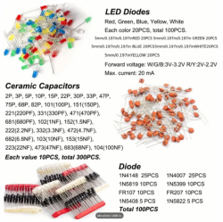 Velká sada součástek pro elekltroniky