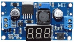 Digitální stabilizátor sLM2596 s nastavitelným napětím a voltmetrem