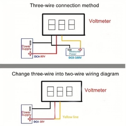 Digitální voltmetr 0-100 V 